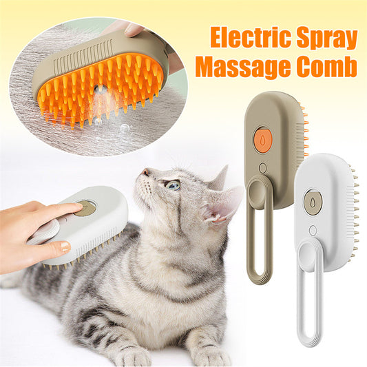 New Electric Spray for Dogs and Cats Hair Brushes For Massage  3 In 1 !!